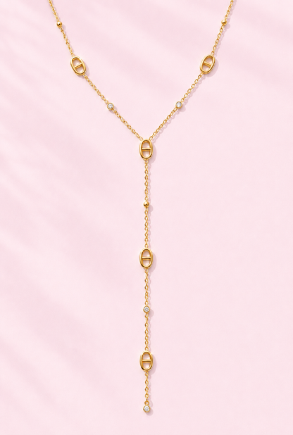 COLLIER ZOÉ EN Y STRASS