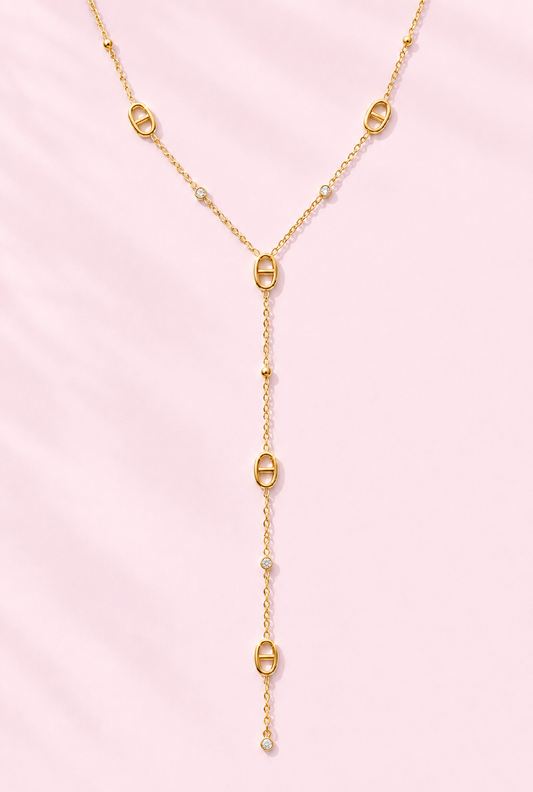 COLLIER ZOÉ EN Y STRASS