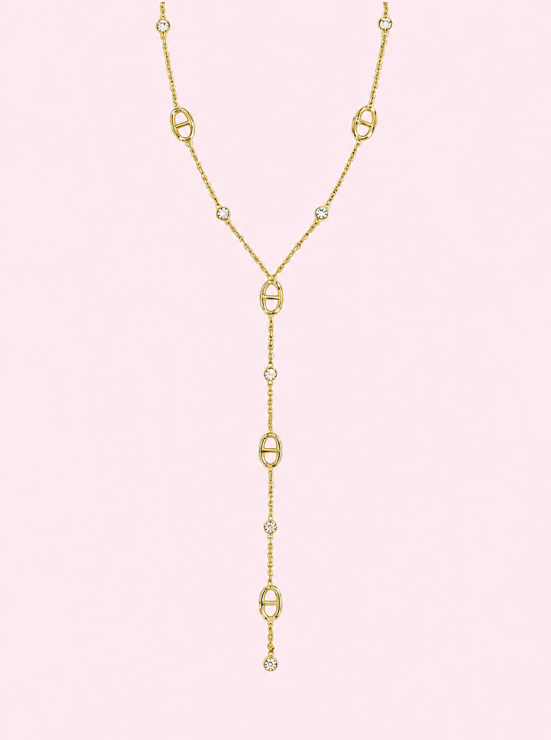 COLLIER ZOÉ EN Y STRASS