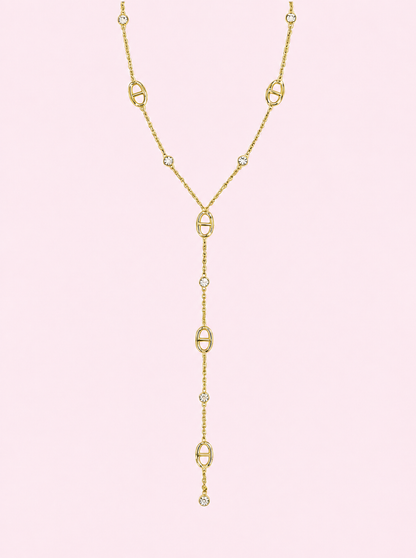 COLLIER ZOÉ EN Y STRASS