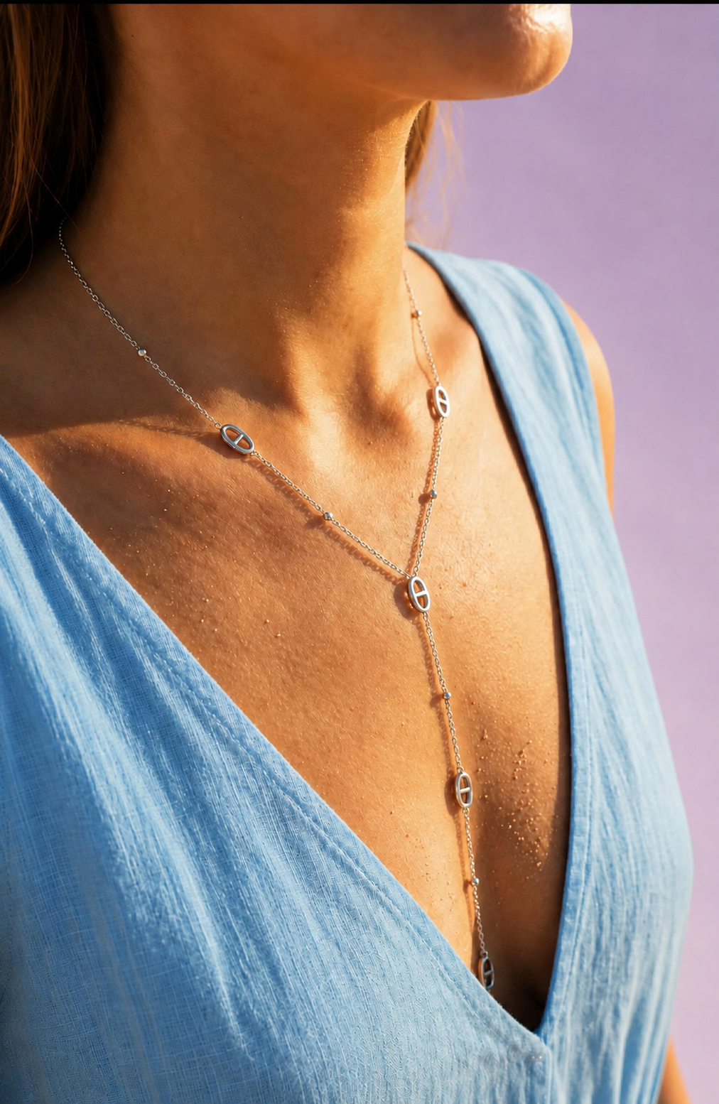 COLLIER ZOÉ EN Y STRASS